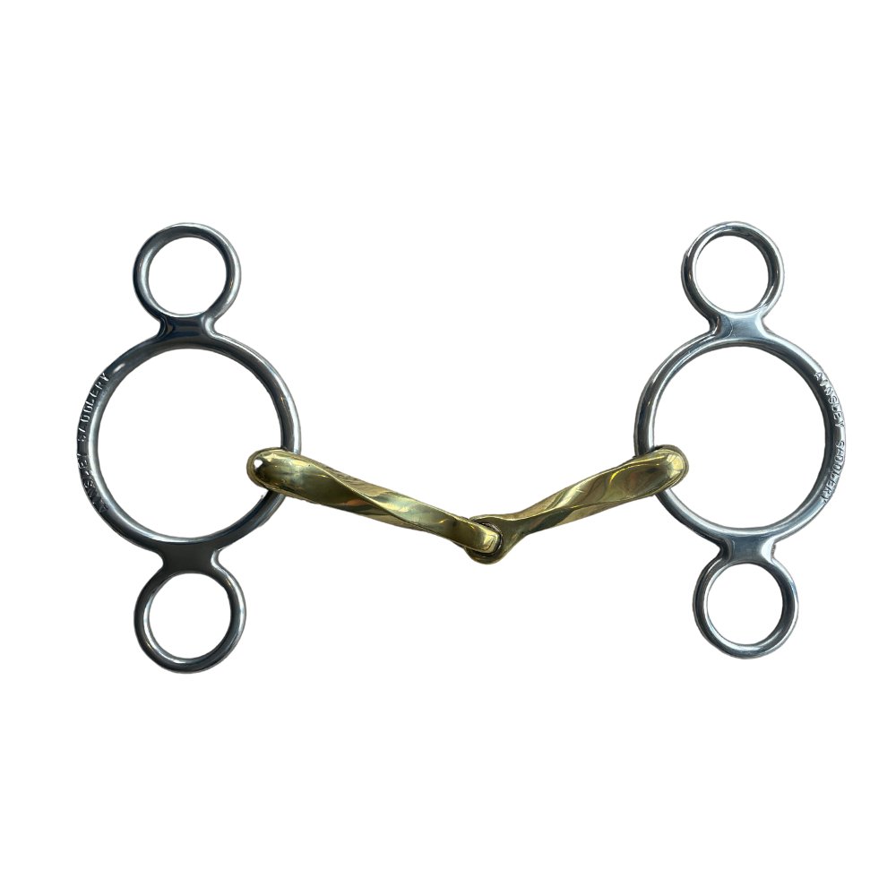 3 Ring USA Slow Twist Gag - Ainsley Saddlery