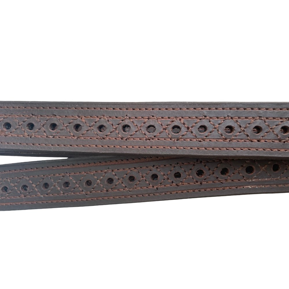 Cross Stitched Stirrup Leathers - Ainsley Saddlery