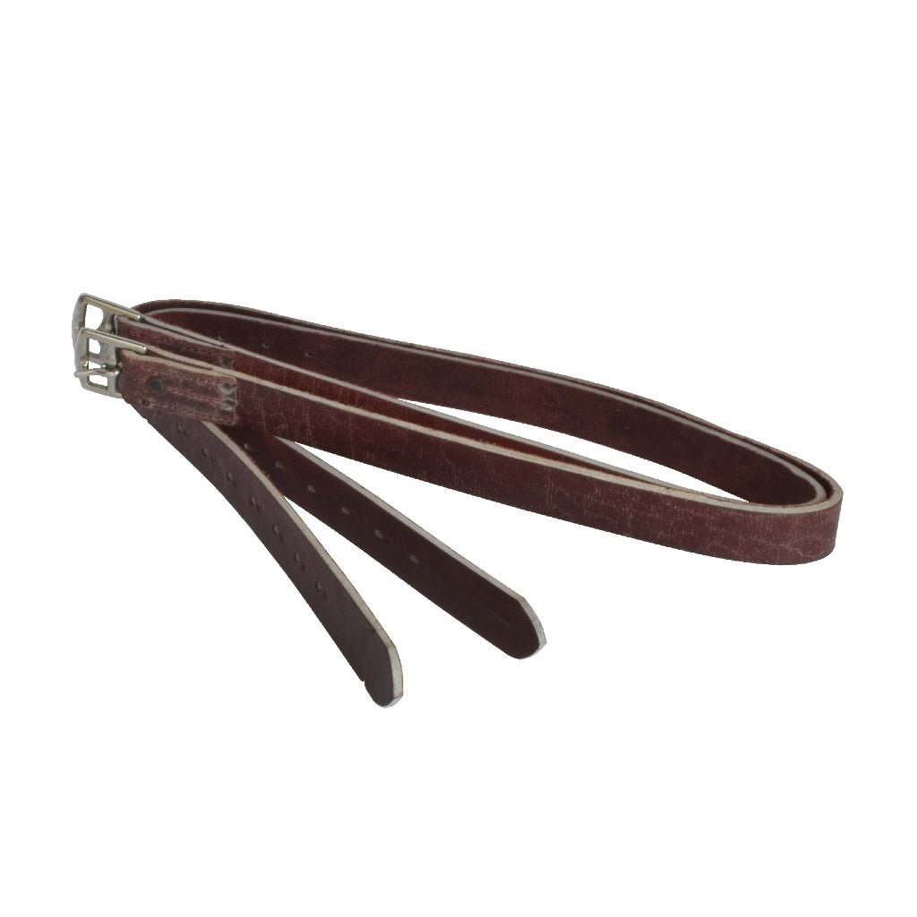 Red Buffalo Stirrup Leathers - Ainsley Saddlery