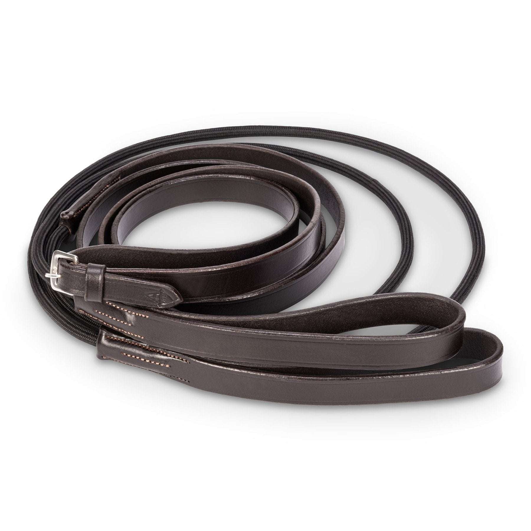 Rope & Leather Running Reins - Ainsley Saddlery